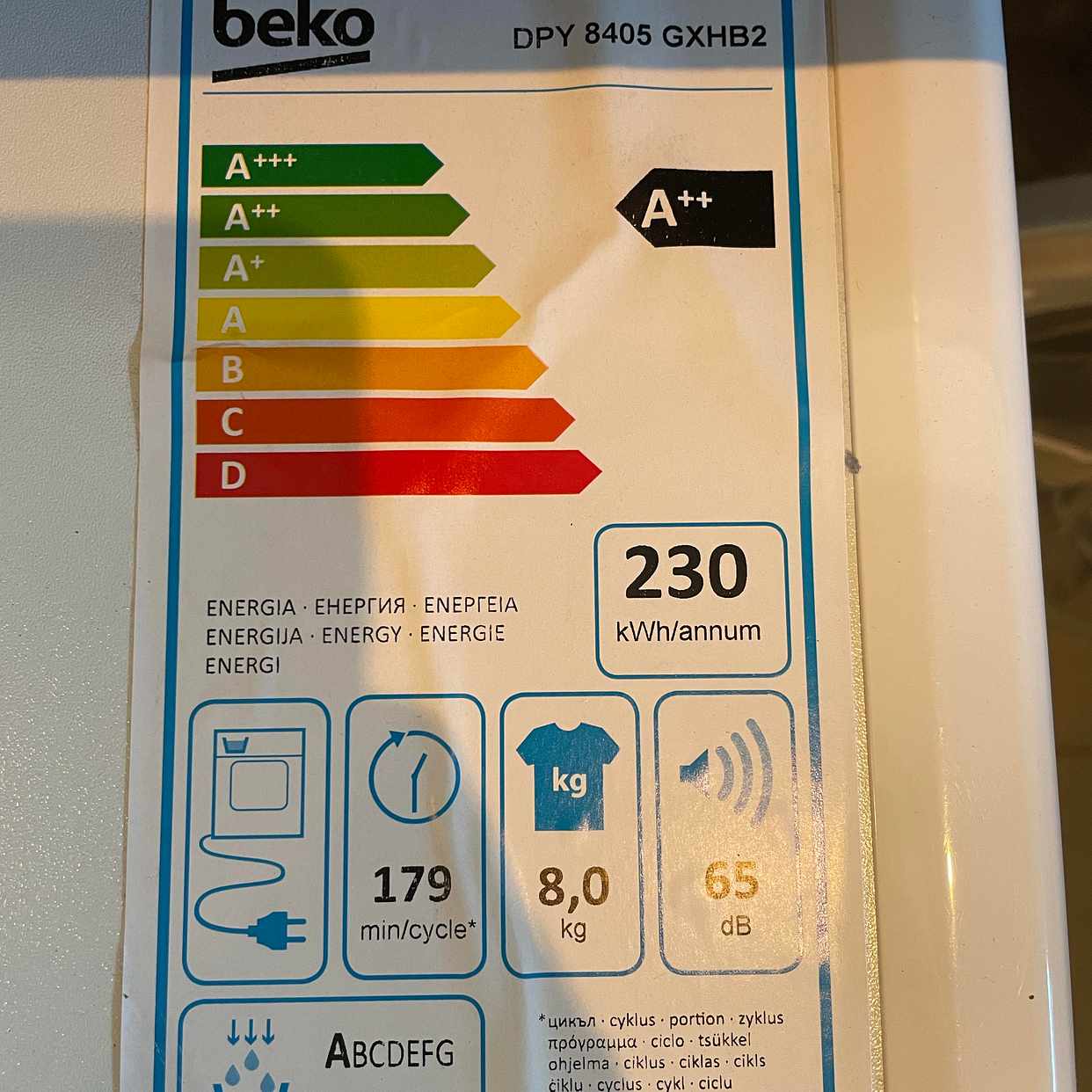 image of Beko dryer - Danderyd