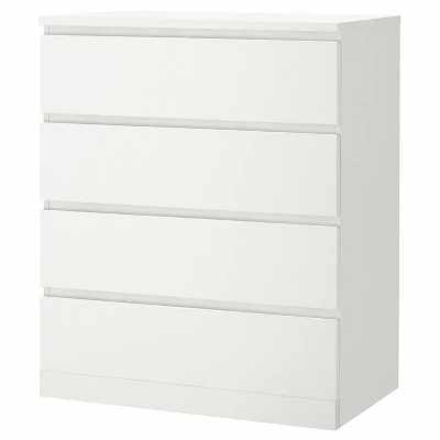 image of Byrå (IKEA Malm 4 lådor)  - 