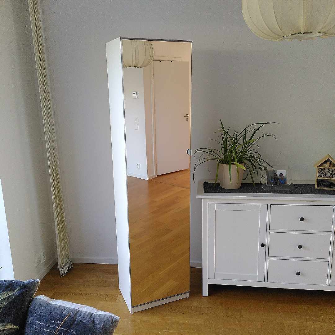 image of IKEA closet with mirror - Huddinge