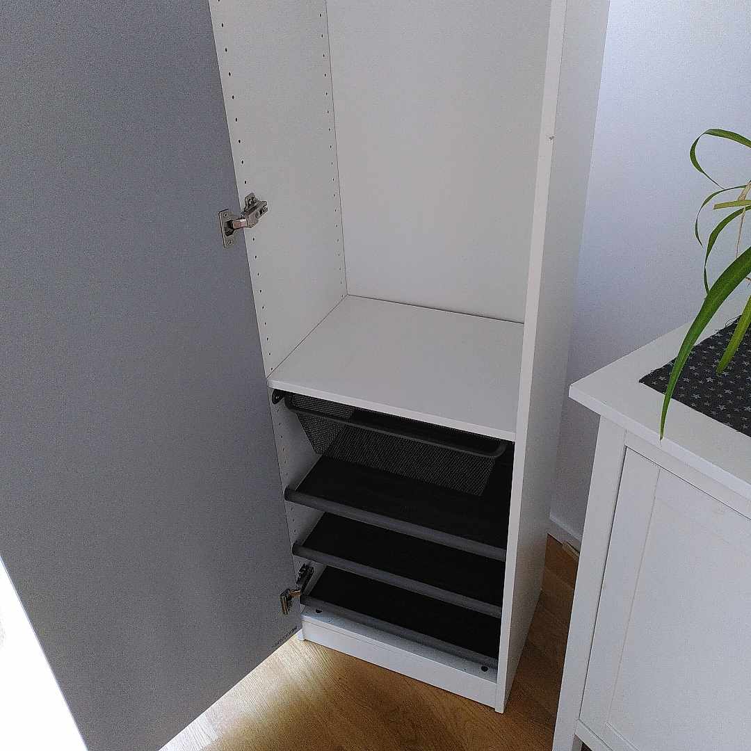 image of IKEA closet with mirror - Huddinge