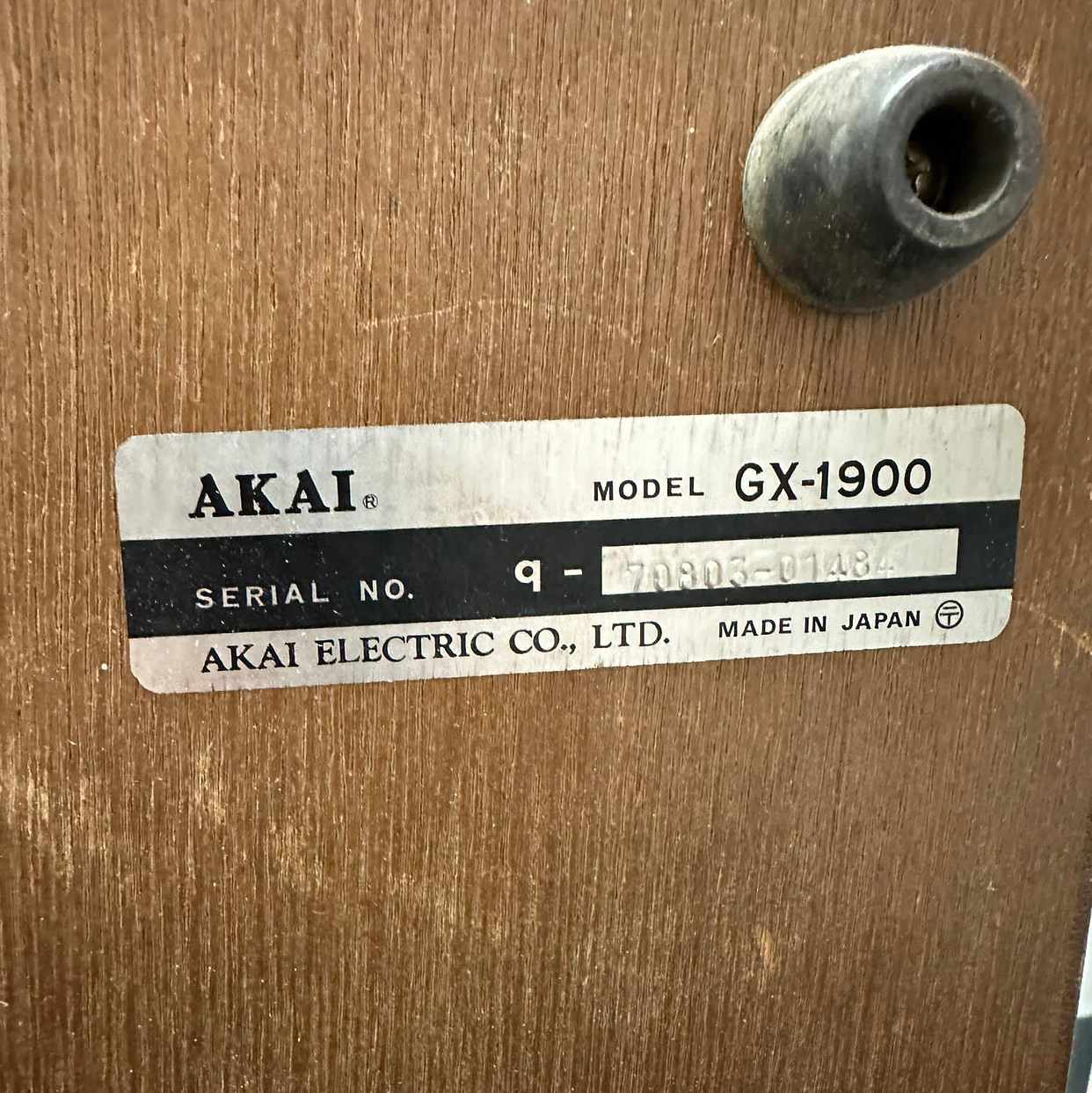 image of Akai reel deck - London