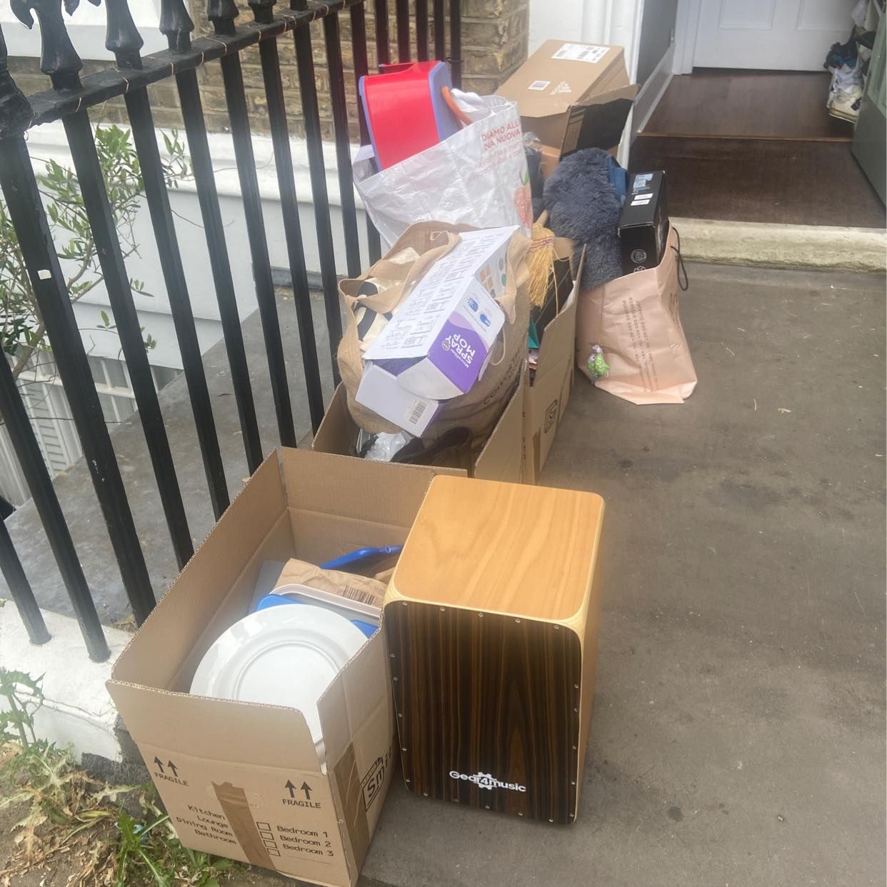 image of Assorted household waste - London