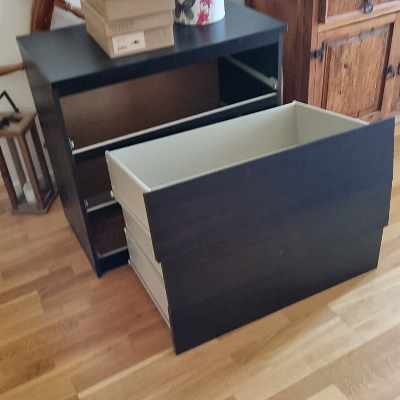 image of Malm byrå 3 lådor - 