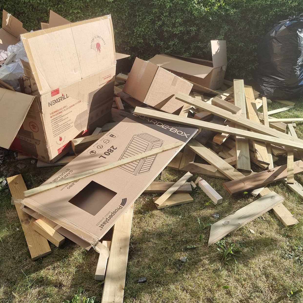 image of Mixed trash for recycle - Vällingby