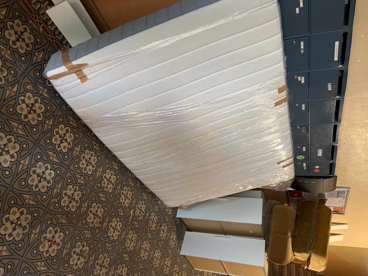 image of 160*200 bed with mattress - 