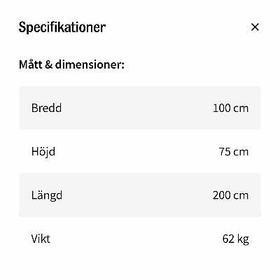 image of Transportera glas bord - 