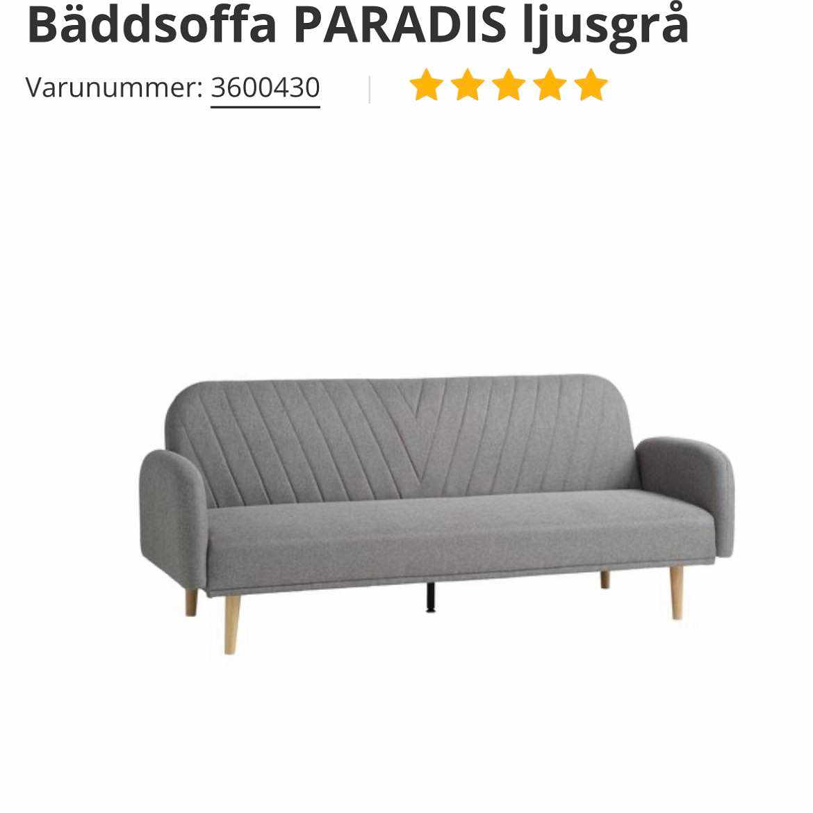 image of Leverera bäddsoffa - 