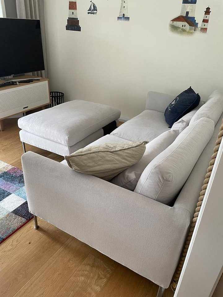 image of Beige Italiensk Soffa och - 