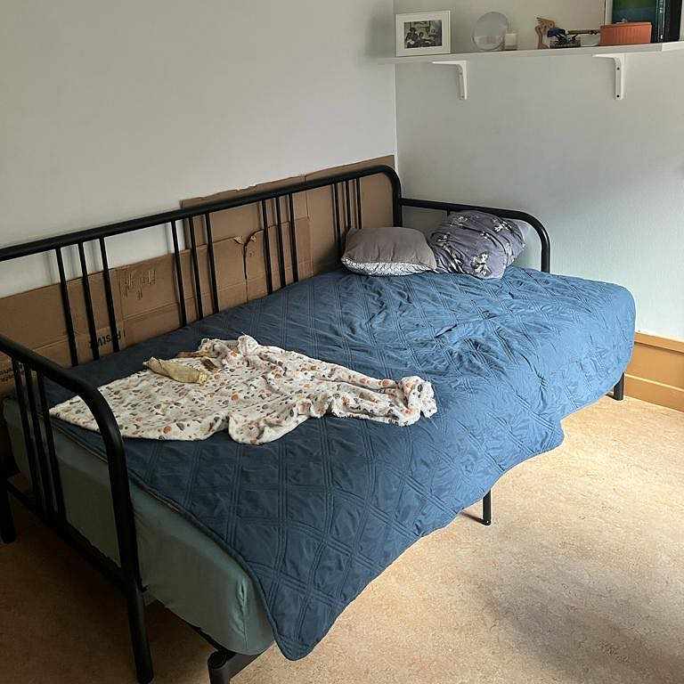 image of Ikea bed,hanger,mattress - Stockholm