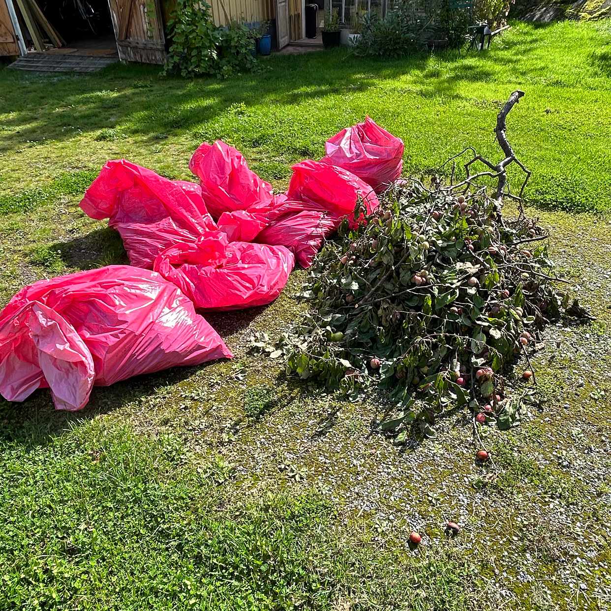 image of Kartong plast trädgårdsav - Åkersberga