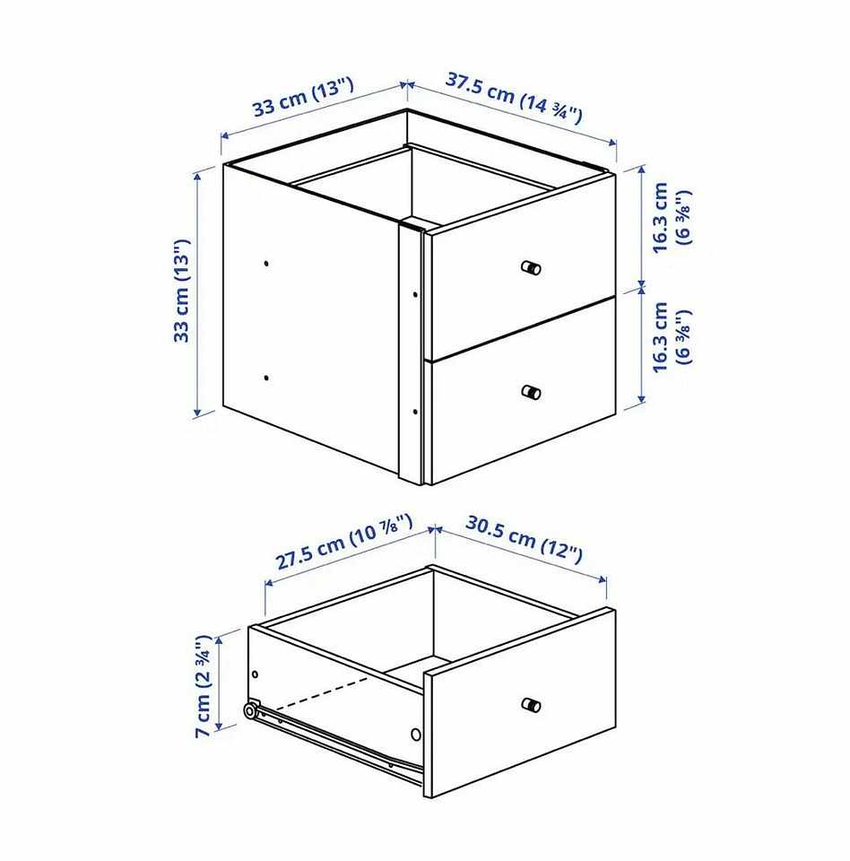 image of Ikea Kallax hylla  - 