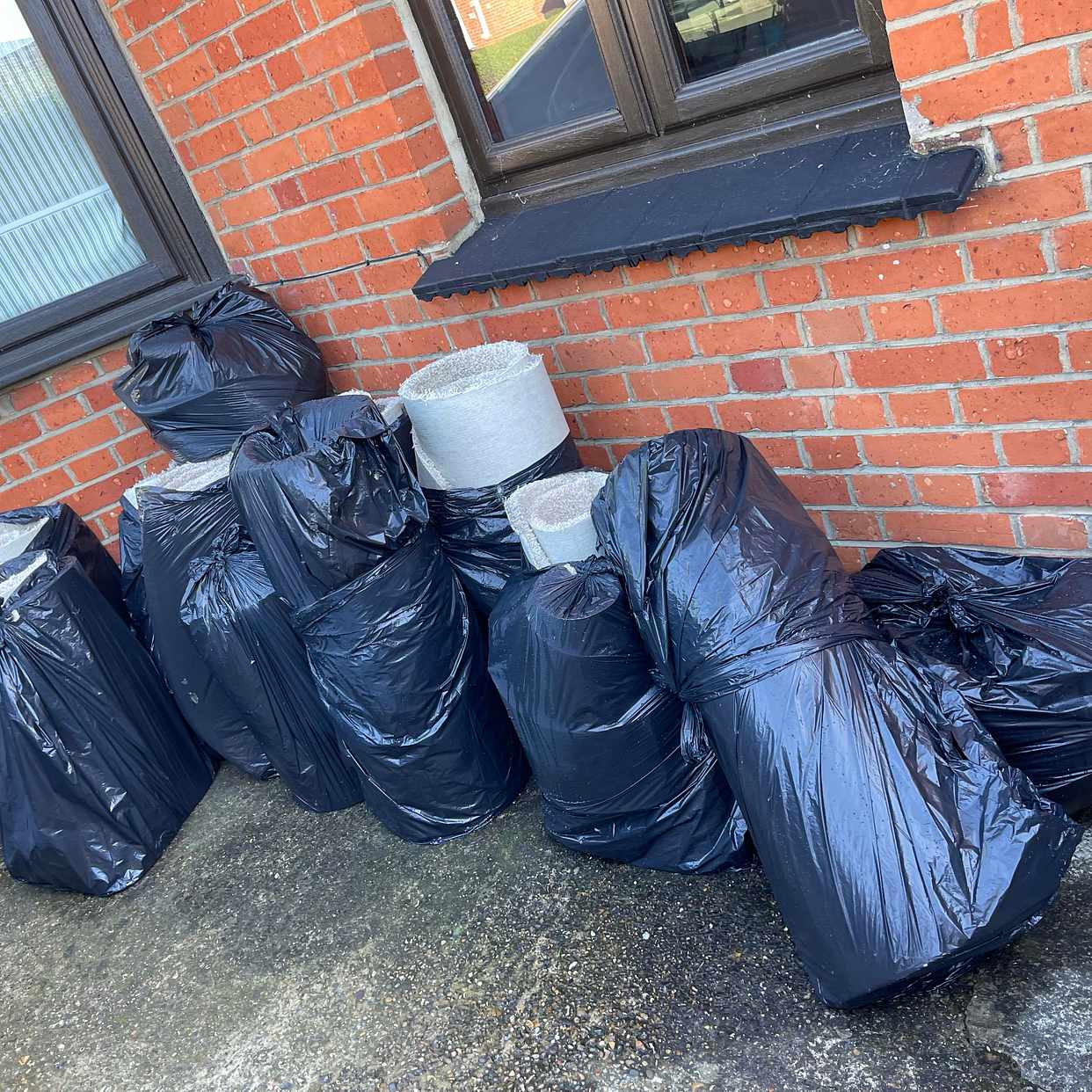 image of Removal old carpet bagged - Upminster