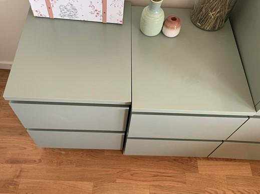 image of IKEA MALM sängbord / byrå - 