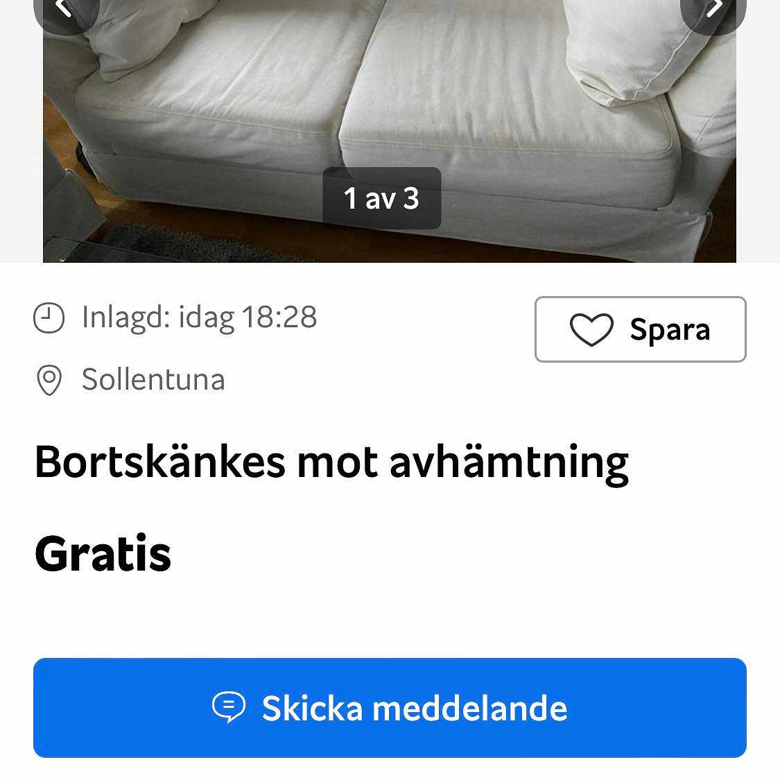 image of Hämta två soffor - 