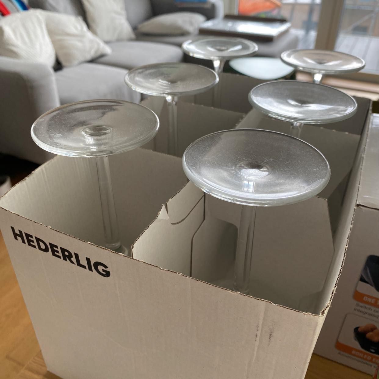 image of 6x Wine glasses IKEA - London
