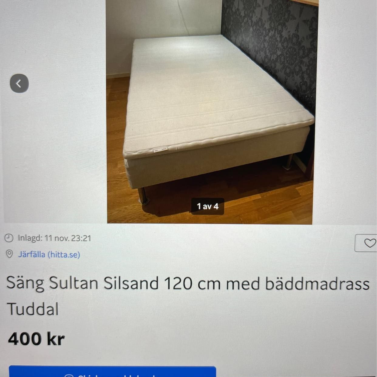 image of Hämta en 120 säng - 