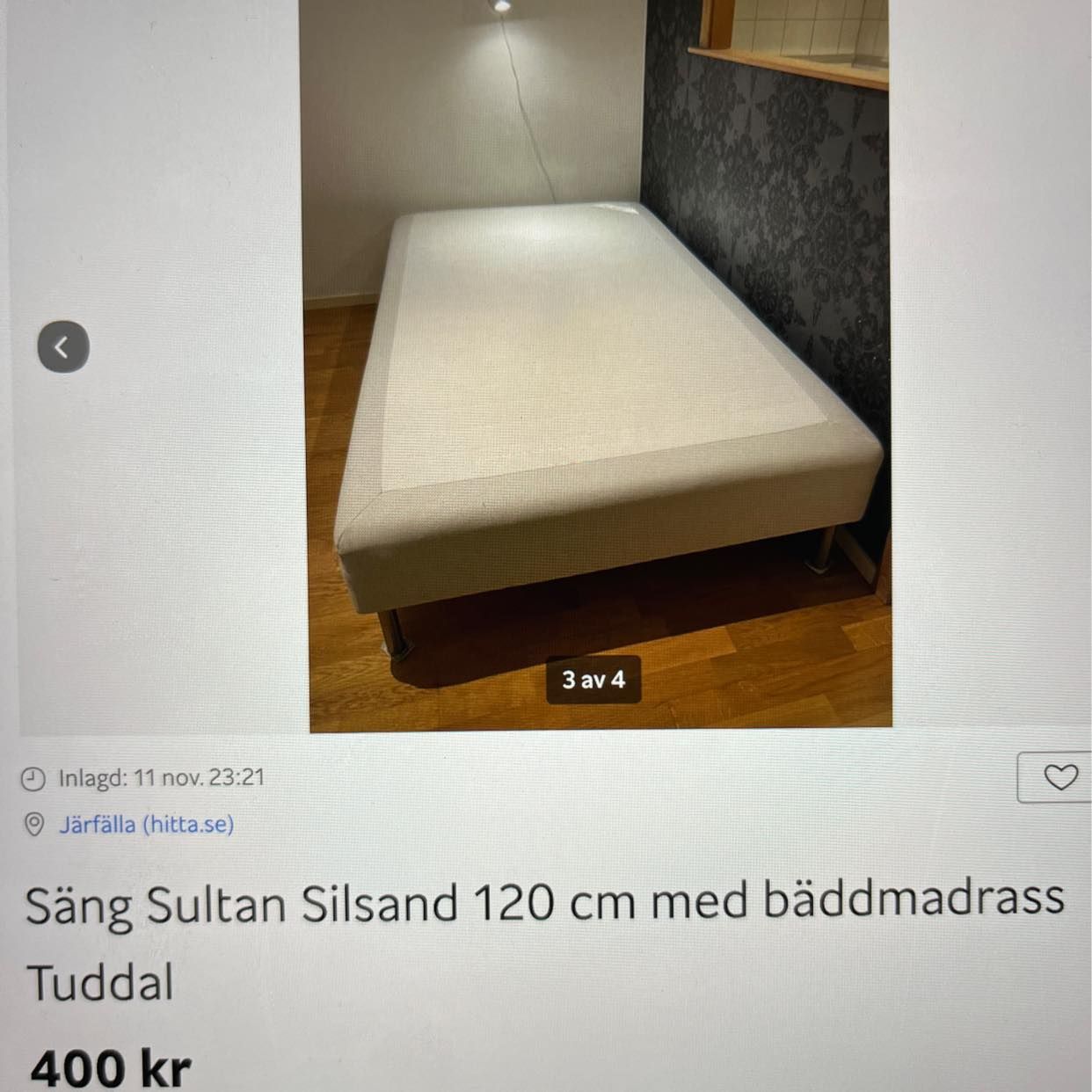 image of Hämta en 120 säng - 