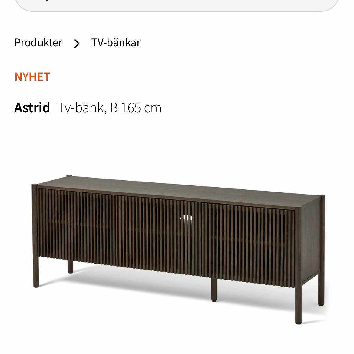 image of TV-bänk från varuutlämnin - 
