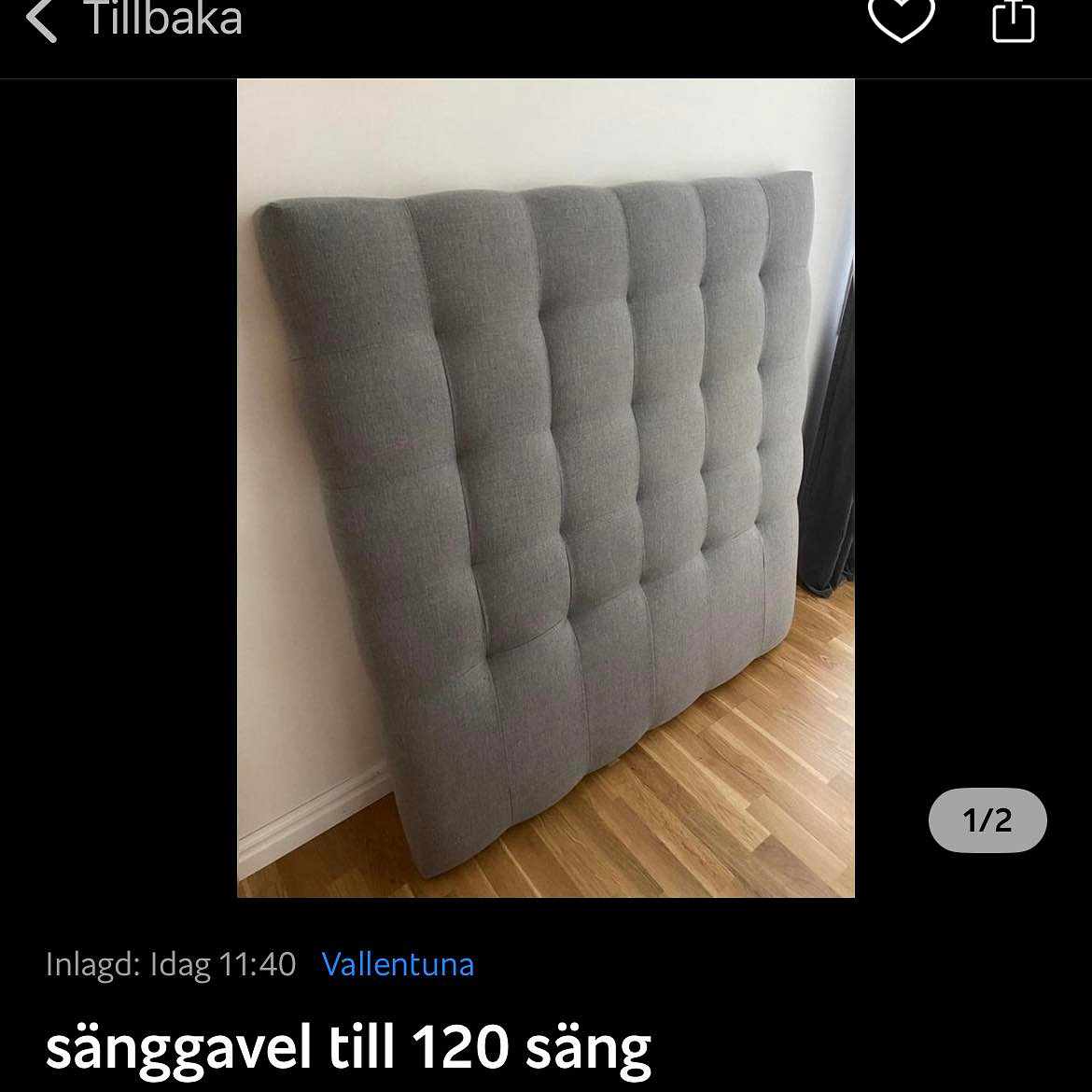 image of Hämta en sänggavel - 