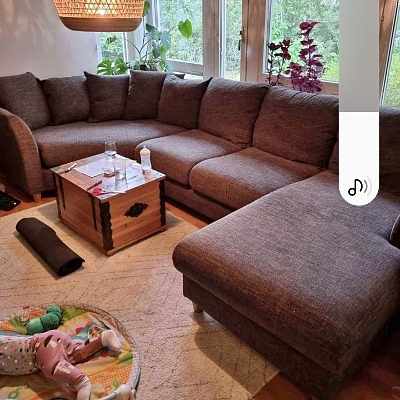 image of U-soffa delbar - 