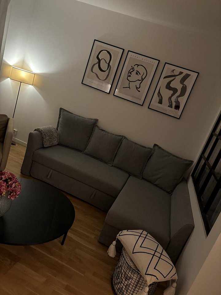 image of Bäddsoffa ljusgrå (divan) - 