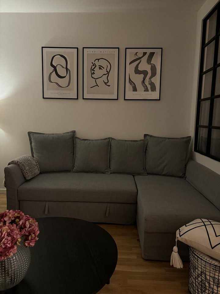 image of Bäddsoffa ljusgrå (divan) - 
