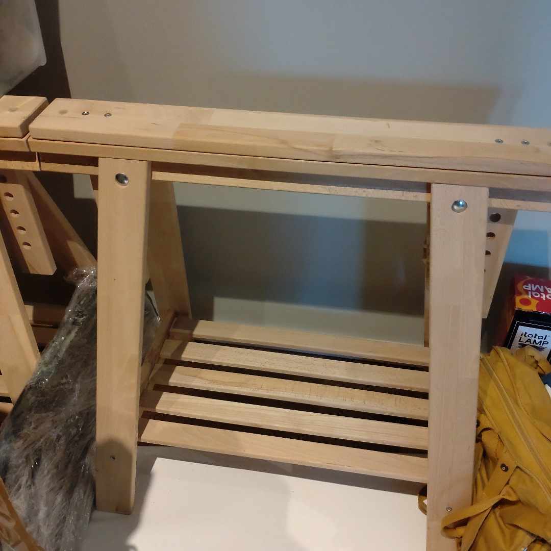 image of Två skrivbordsben, Ikea - Solna