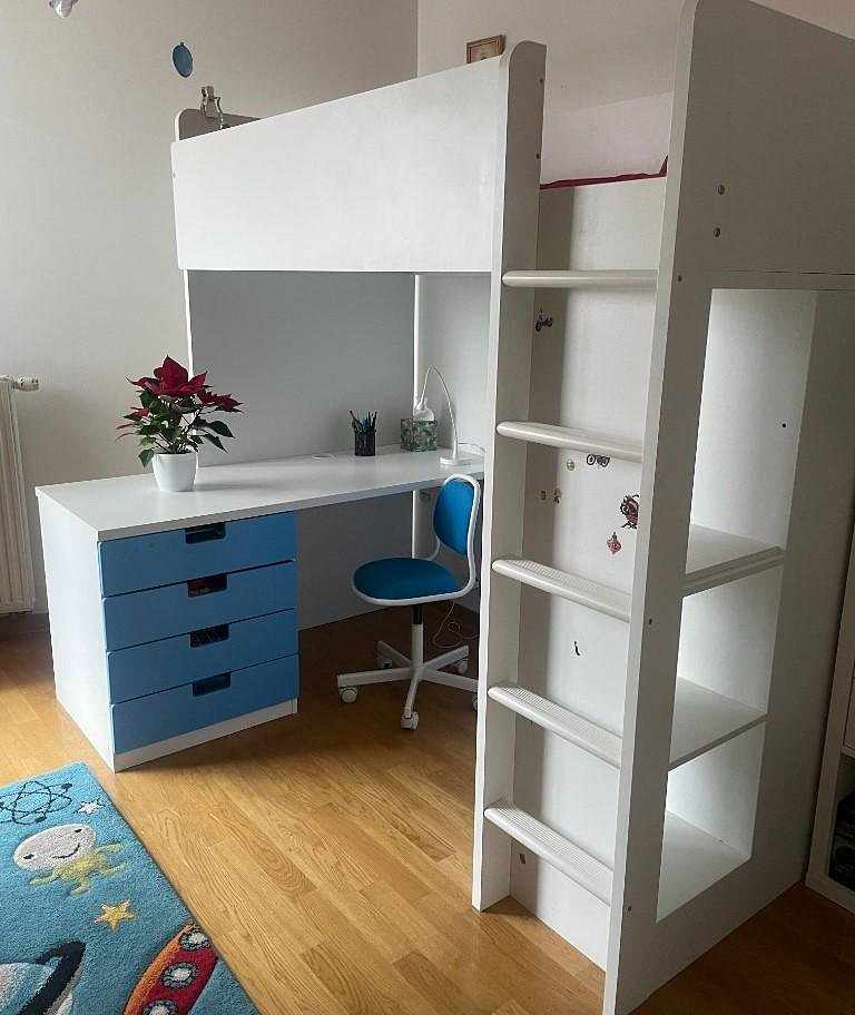 image of Ikea Småstad loftsäng - 