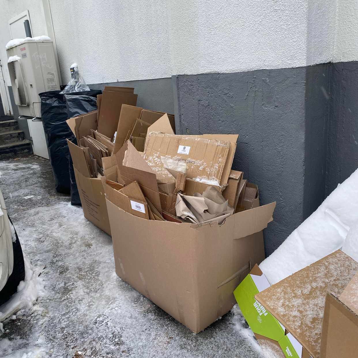 image of Kartonger plast hundmat - Lidingö