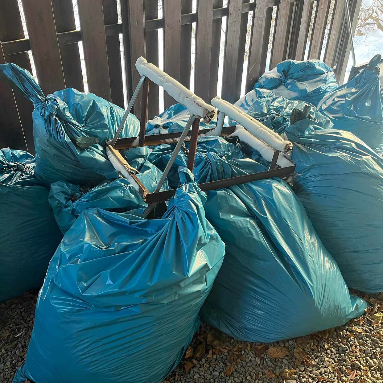 image of 13 sopsäckar till tippen - 