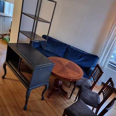 image of Soffa fåtölj litet bord  - 