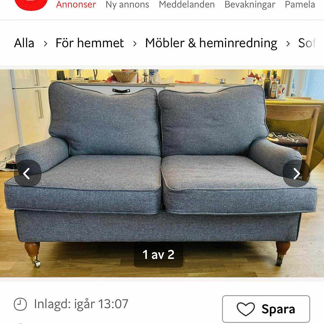 image of Liten soffa - 