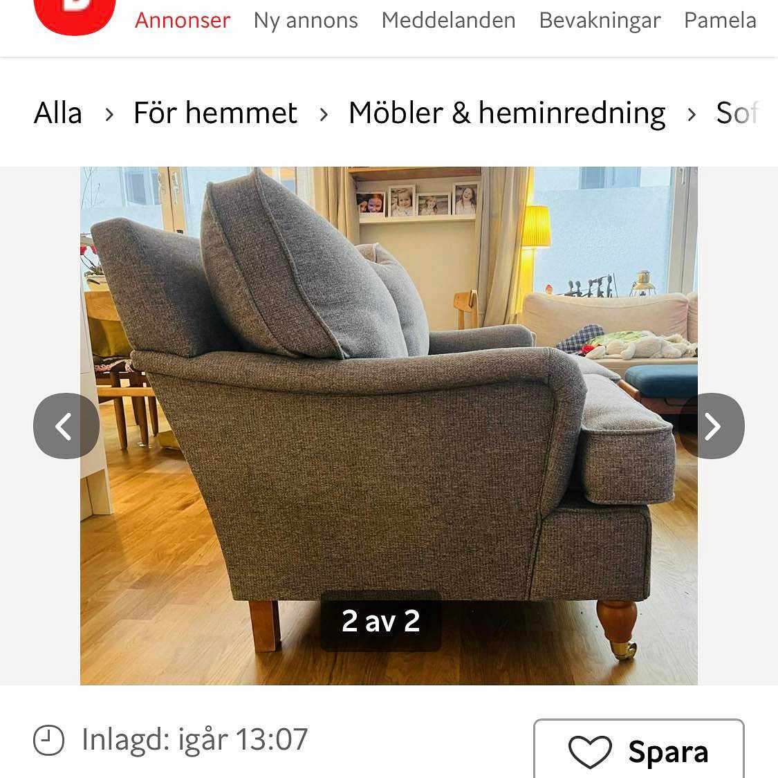 image of Liten soffa - 