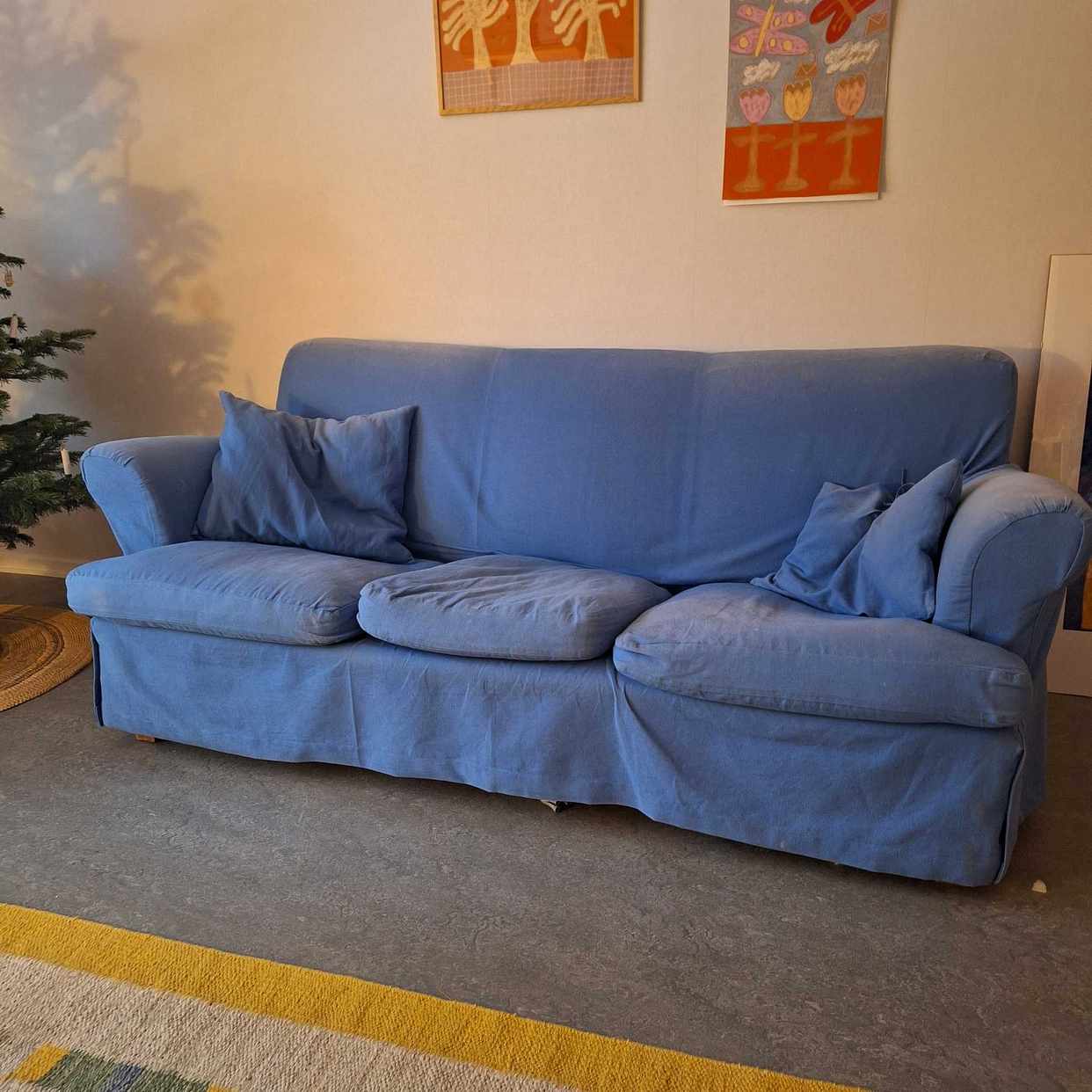 image of Blå 3 sits soffa - Enskede