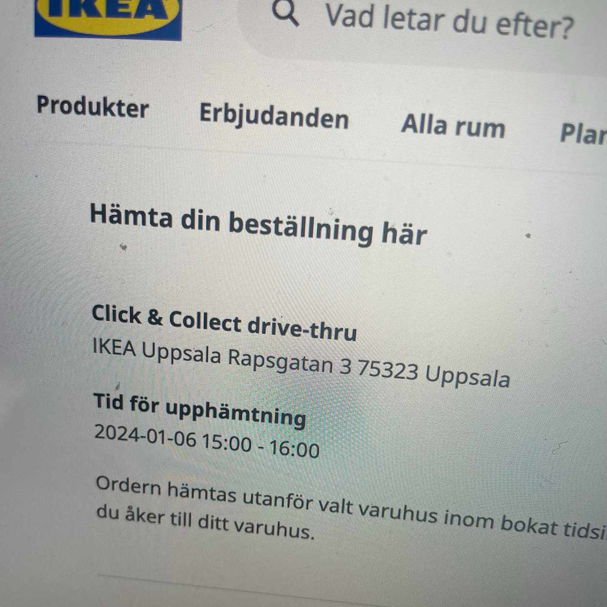 image of IKEA CLICK AND COLLECT - 