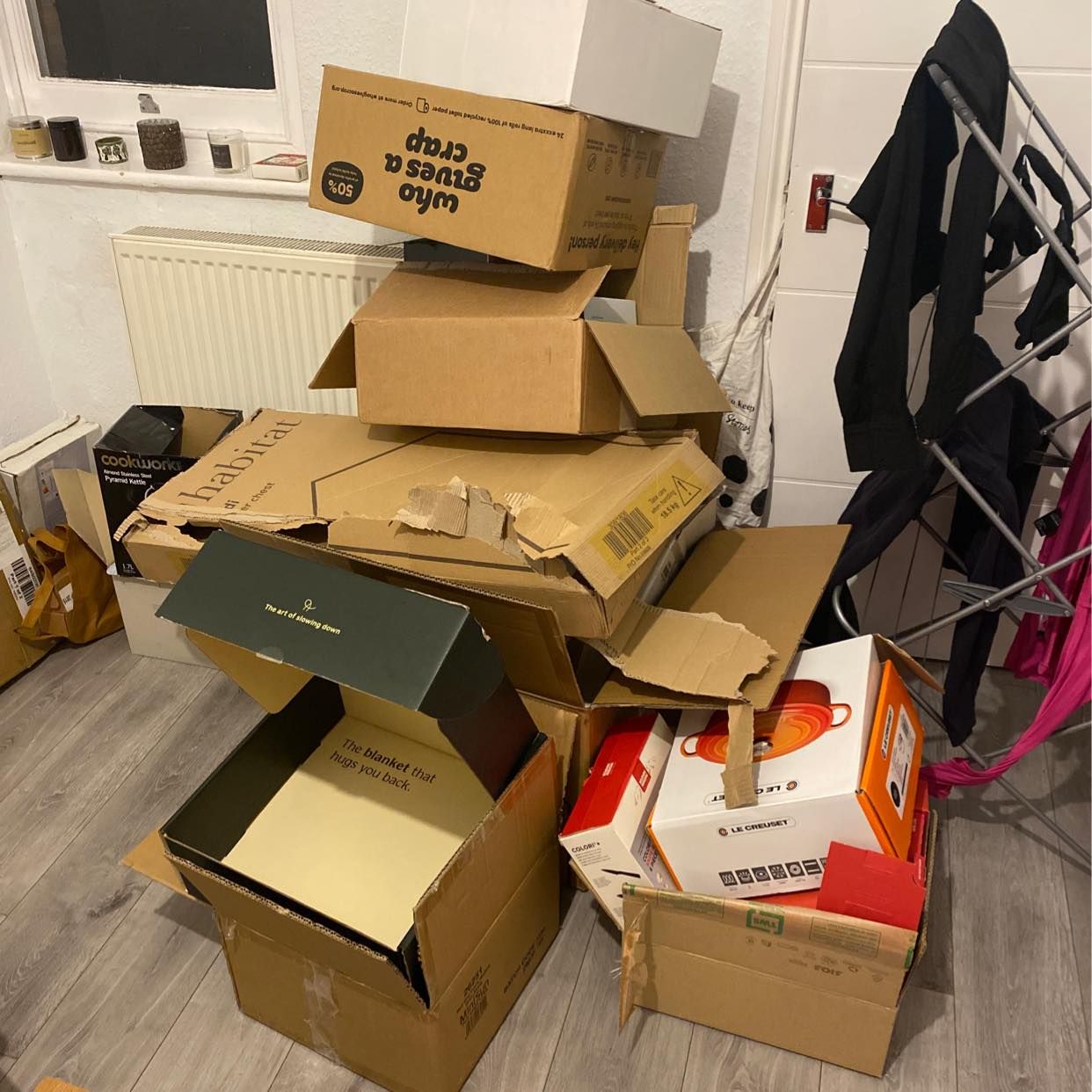 image of Cardboard recycling - London
