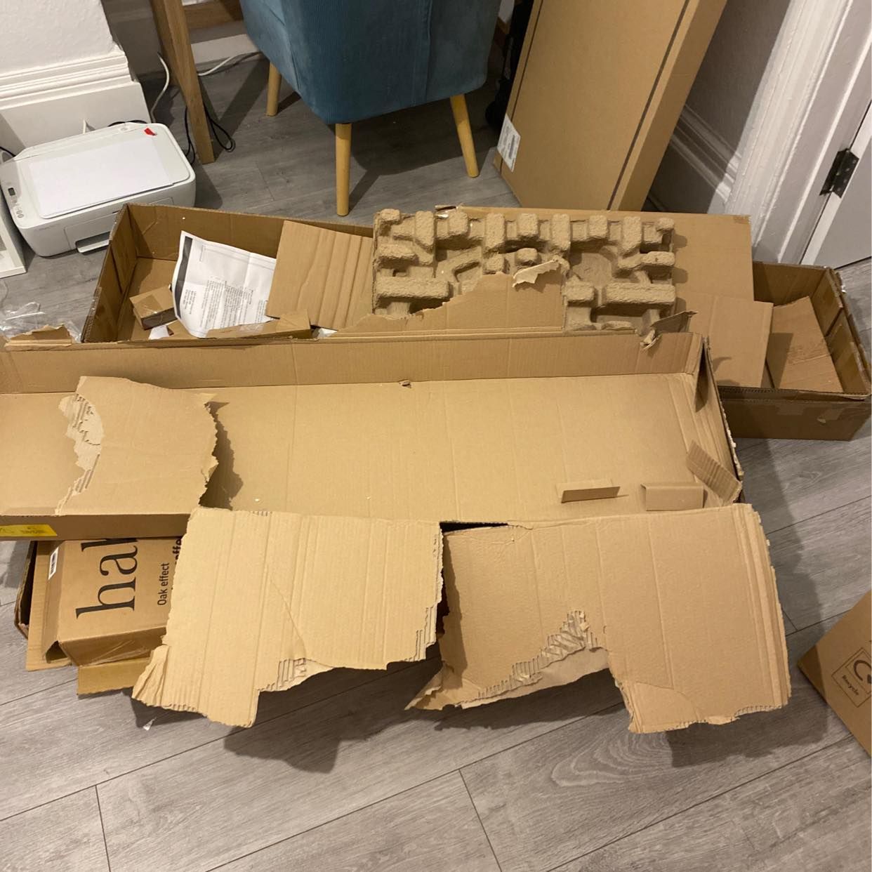 image of Cardboard recycling - London