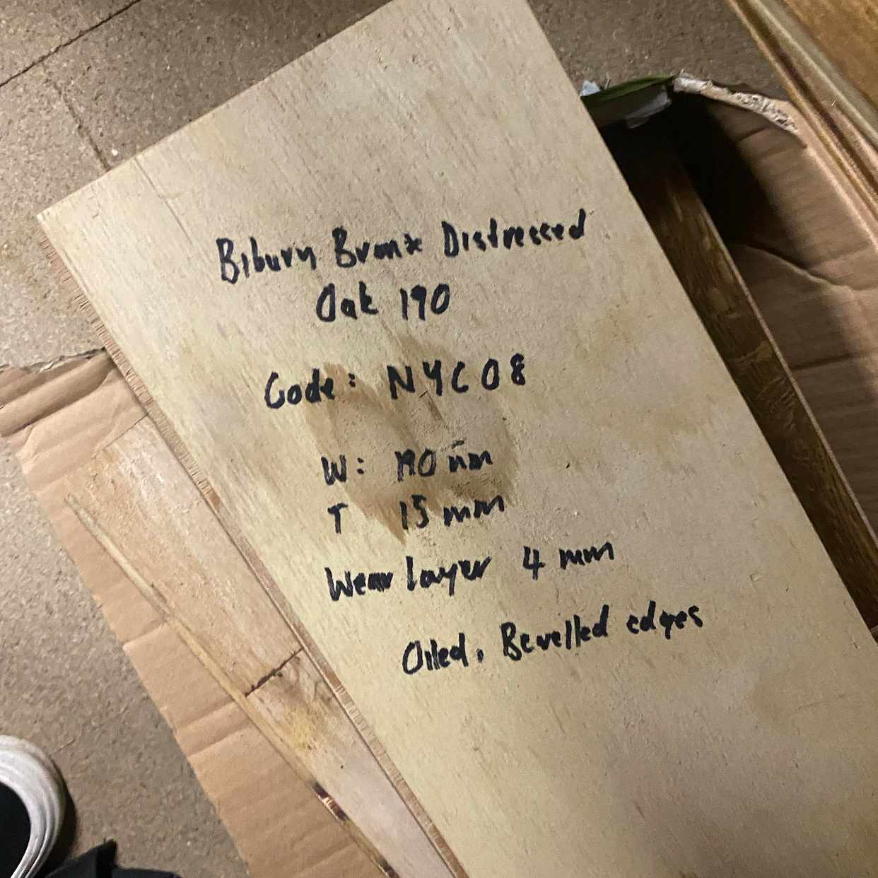 image of Free oak engineered floor - London