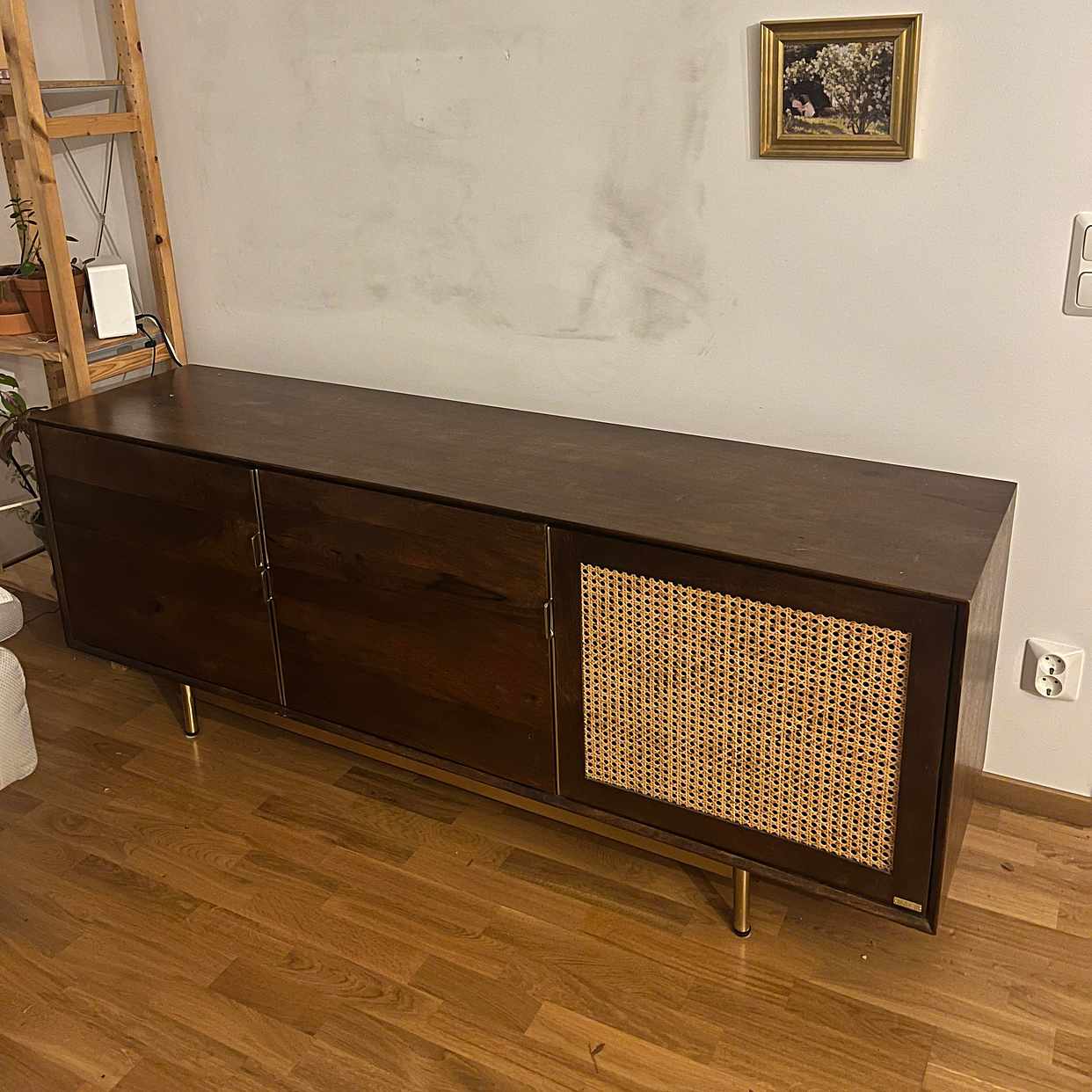 image of Säng 160 & TV-bänk - 