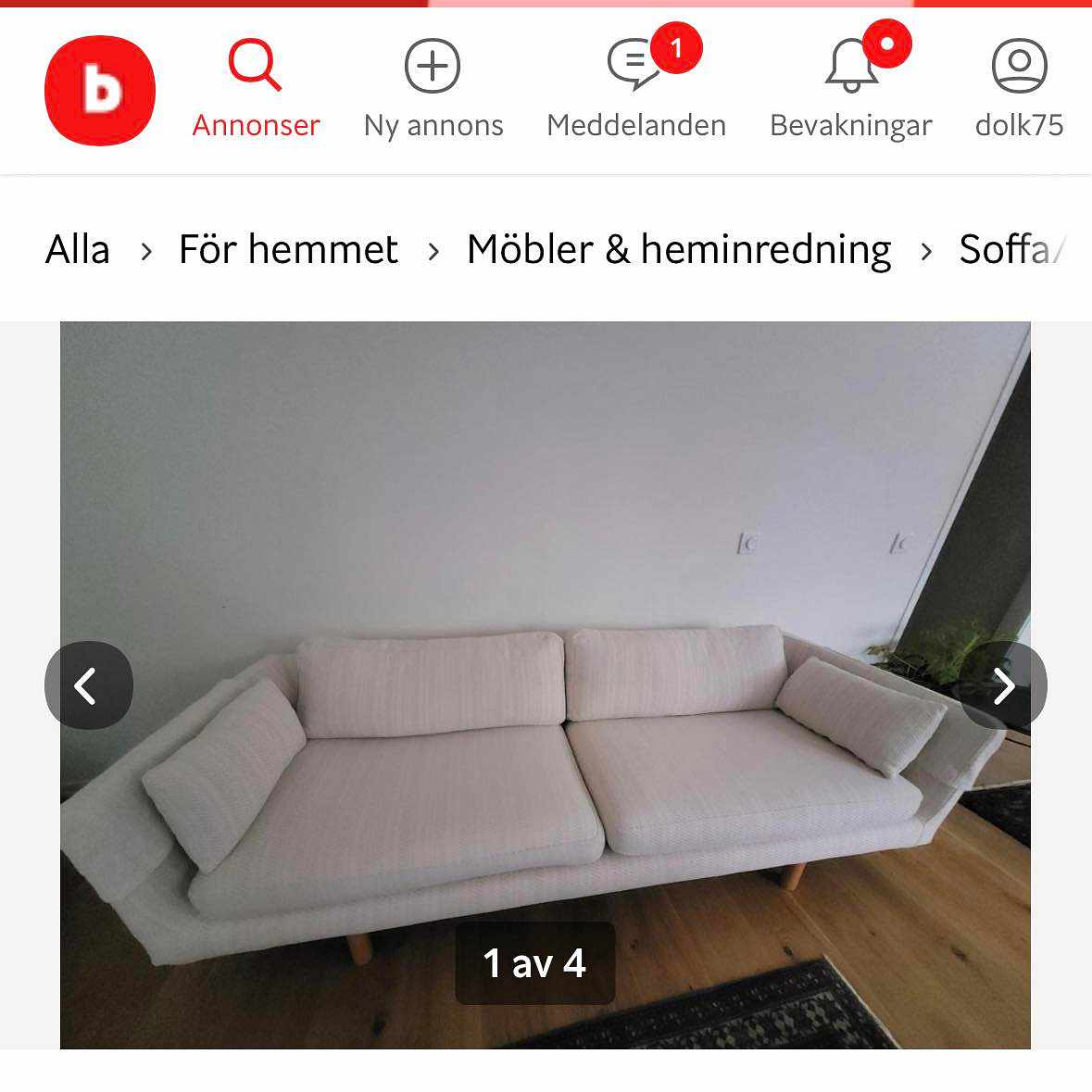 image of Flytta en soffa - 