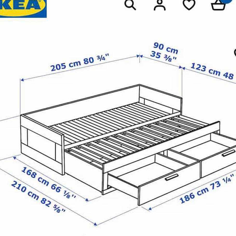 image of Ikea säng - 