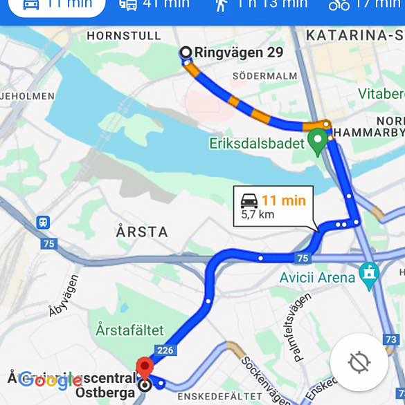 image of Köra kyl till återvinning - Stockholm