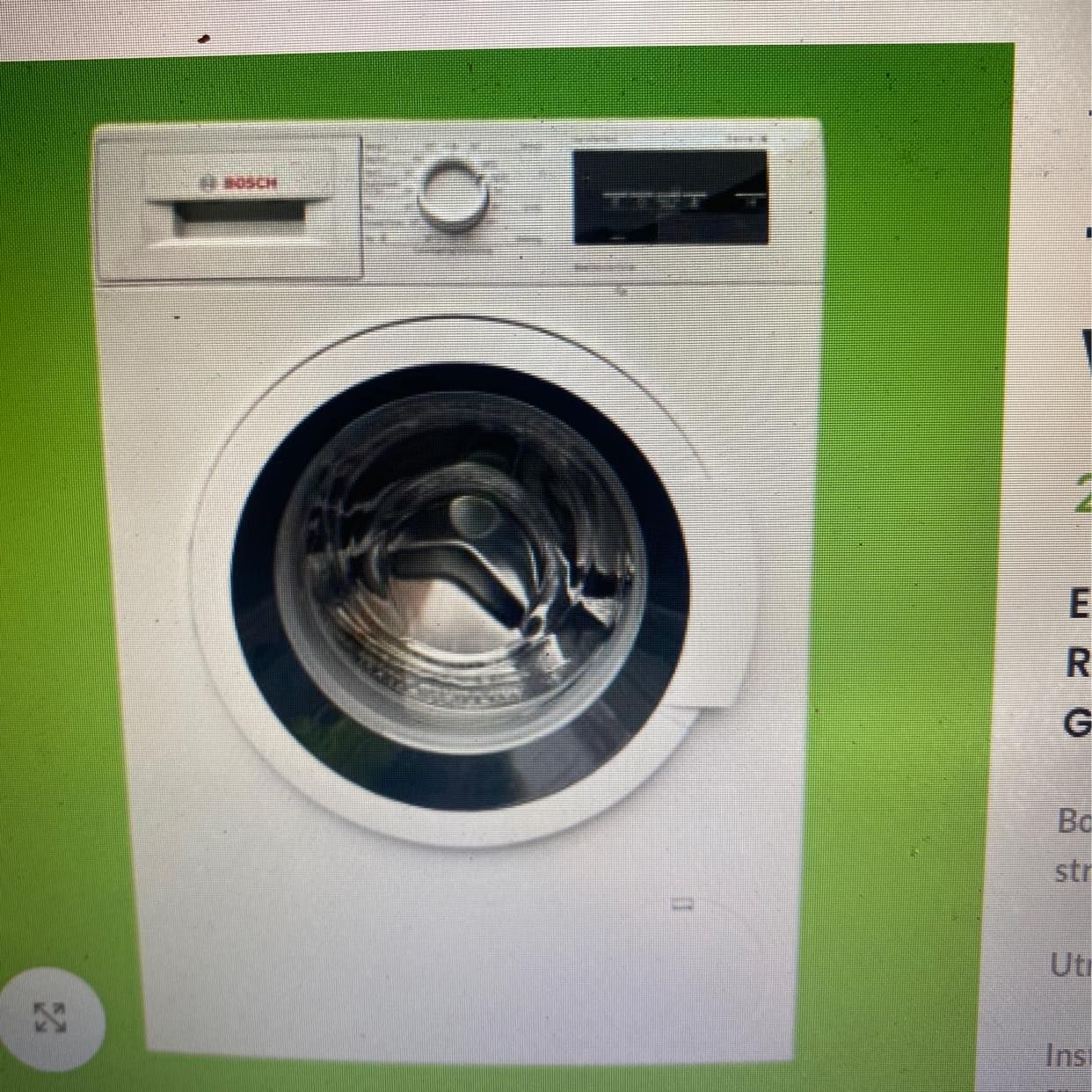 image of Tvättmaskin/ washing - 