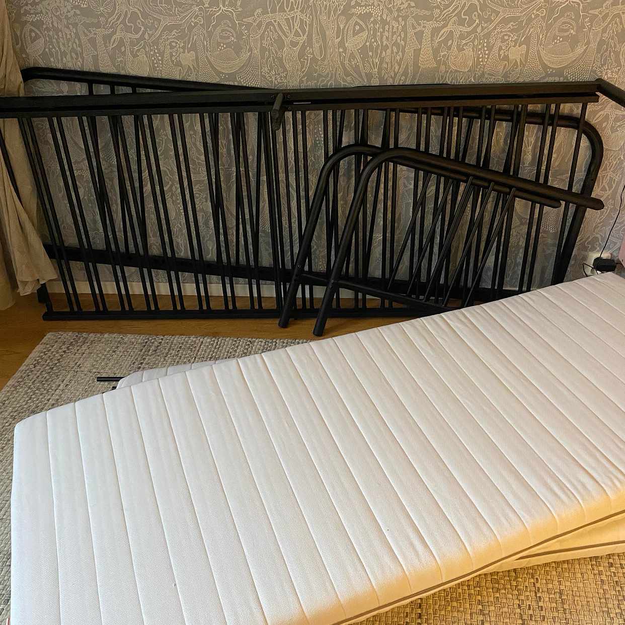 image of säng med 2 madrasser - 