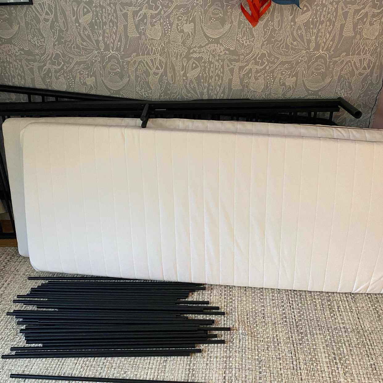 image of säng med 2 madrasser - 