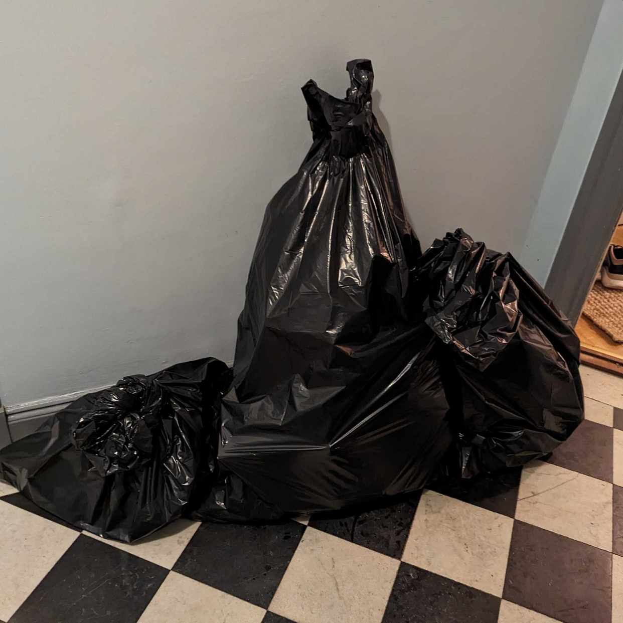 image of Three trash bags - Stockholm