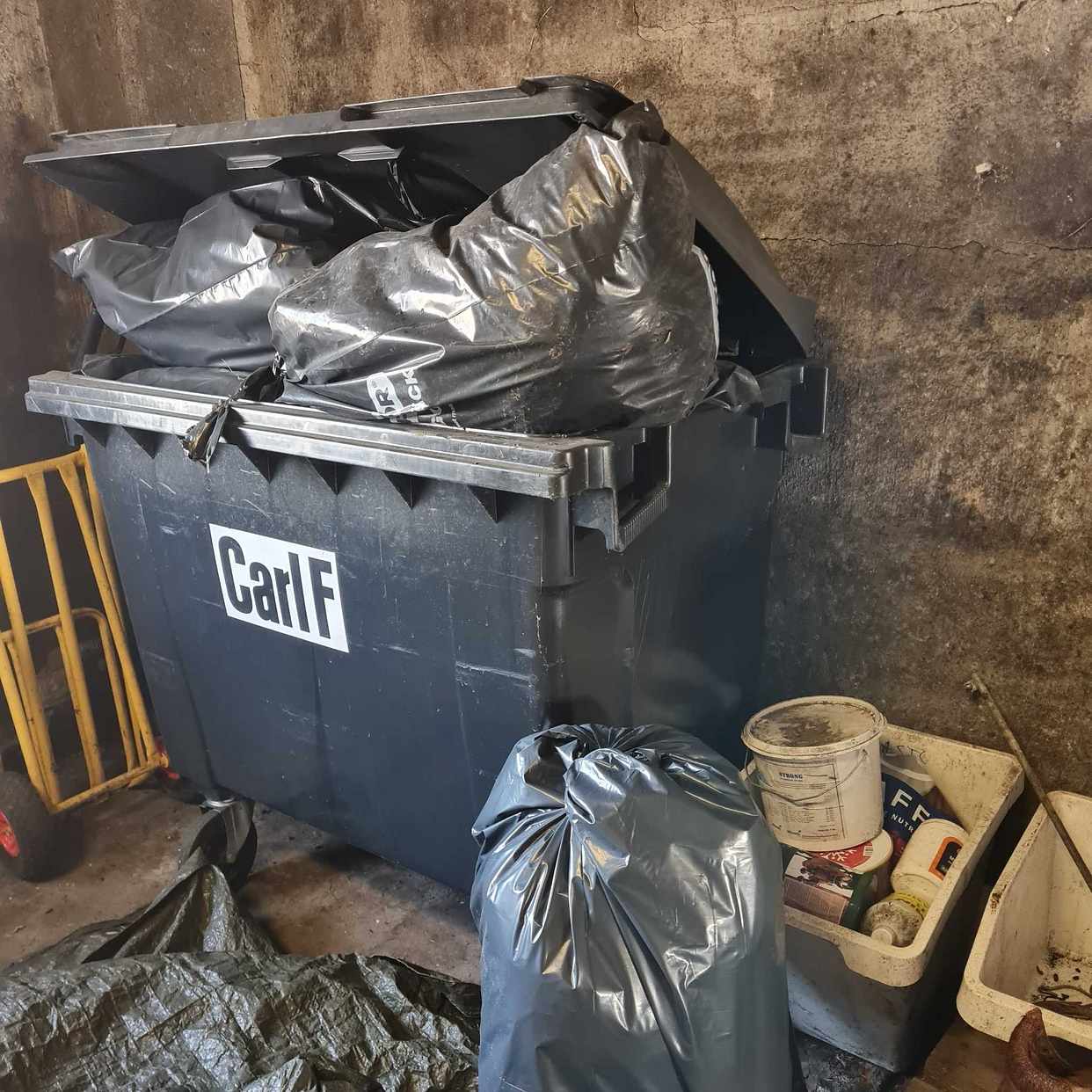 image of Kartong, plast och rest - Arlöv