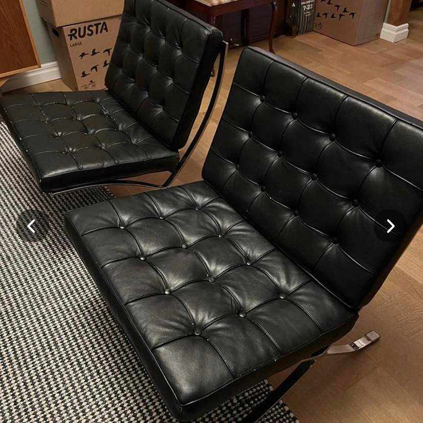 image of Move two barcelona chairs - 
