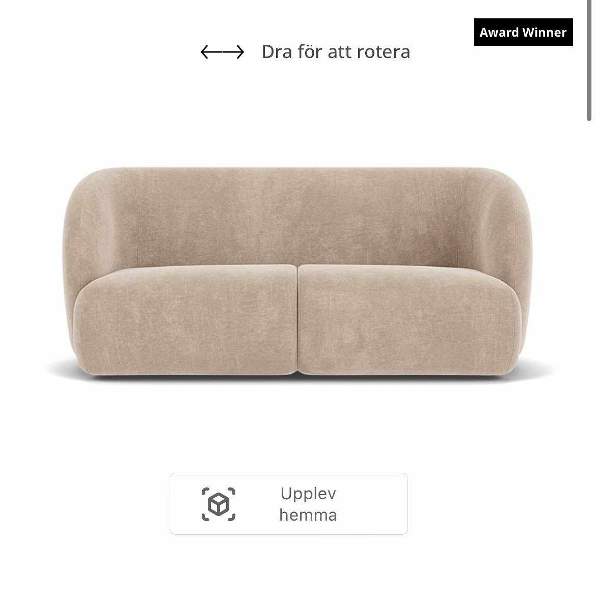 image of En soffa 174cm - 