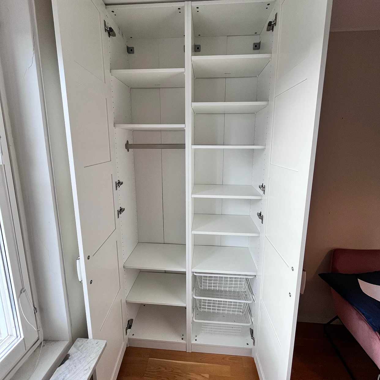 image of Ikea garderob - Enskede Gård